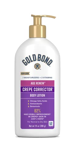 Gold Bond Age Renew Crepe Corrector Body Lotion, Replenishing & Smoothing Formula, 14 oz.