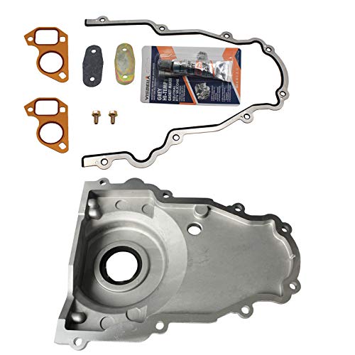 LS Timing Cover - 12633906 Front Timing Chain Cover with gasket kit Compatible with LS2 and LS3 Engines