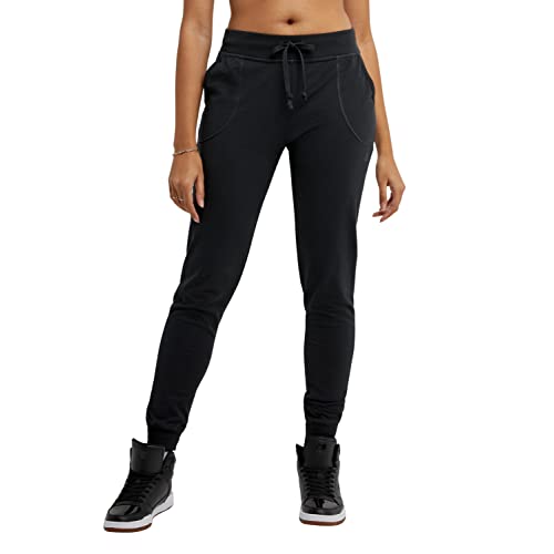 Champion Women's Jersey Pocket Pant Pants, -black, S