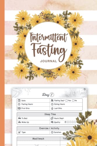 Intermittent Fasting Journal For Women: Daily Intermittent Fasting Planner Sized 6"x9", 120 Pages - Food Log Journal To Record And Monitor Your ... Habits with This Fasting Planner and Tracker