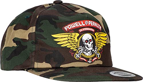 Powell Peralta Winged Ripper Snapback Hat - Camo