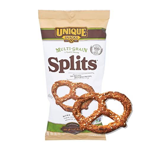 Unique Snacks Multi-Grain Splits, Delicious, Vegan, Homestyle Baked, Certified OU Kosher and Non-GMO, 11 Ounce Bag (Pack of 3)