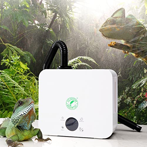 Reptile Humidifiers, Reptile Fogger for Terrariums, Smart Touch Screen Adjustable Fogger with Timer, Intelligent Constant Humidity Reptile Fogger for Reptiles/Amphibians (2.5L)