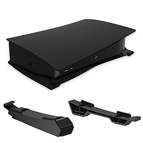NexiGo PS5 Accessories Horizontal Stand, [Minimalist Design], PS5 Base Stand, Compatible with Playstation 5 Disc & Digital Editions, Black