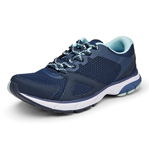 Vionic Tokyo Women's Lace Up Walking Shoe Navy - 7.5 Wide