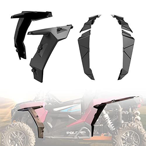 HAKA TOUGH Wider Extender Fender Flares for 2014-2022 Polaris RZR XP 1000 / XP 4 1000, Front & Rear XXL Extra 8.5 Inch Extended Mud Flaps Guards Accessories, Replace OEM # 2881985