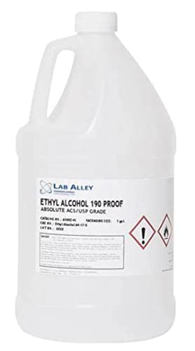Ethanol 190 Proof (95%) Non-Denatured Alcohol, USP/FCC Food Grade, Kosher-1 GAL