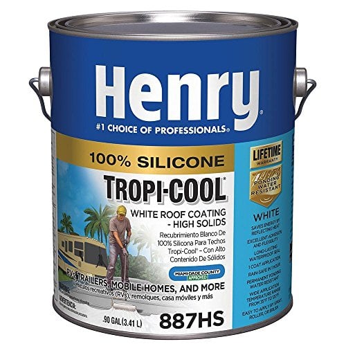 Henry Tropi-Cool White Silicone Roof Coating 0.9 gal.