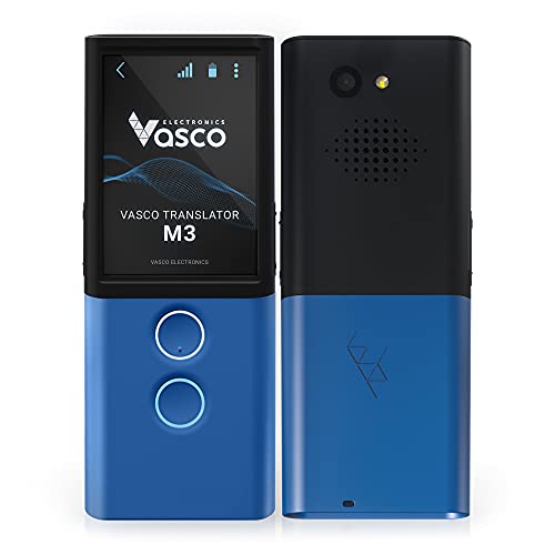 Vasco M3 Language Translator Device | The Only Translator with Free and Unlimited Internet in 200 Countries | Photo Translation | European Brand