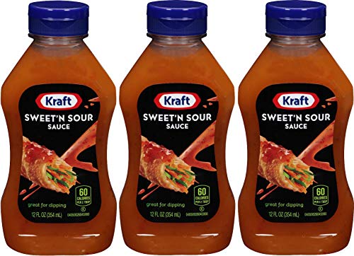 Kraft, Sweet & Sour Sauce, 12oz Squeeze Bottle (Pack of 3)