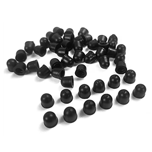 50 PCS Universal Brake Bleeder Screw Caps Grease Dust Cover Brake Bleed Nipple Cap for Cars and Motorcycle