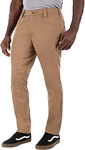Vertx Men's Standard Cutback Slim Fit Pants Tactical Gear with Pockets Lightweight Stretch Quick Dry Odor Control Outdoor Pant, Tobacco, 34W x 32L