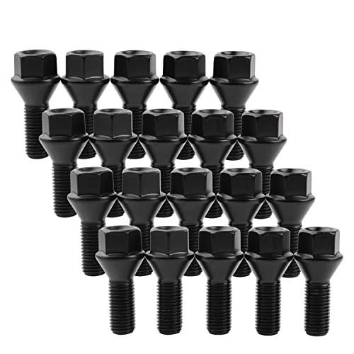 Mardarth 12mm x 1.5 Wheel Lug Bolt OE Factory Lug Stud 36136781150 Compatible with BMW E46 E90 E39 E60 E53 325i OE# 610574, Pack of 20