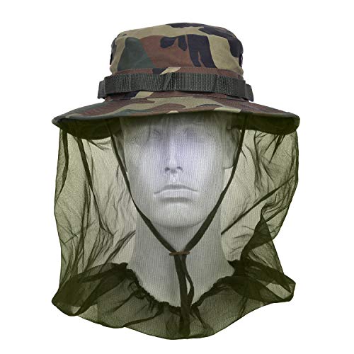 Rothco Boonie Hat with Mosquito Netting, Olive Drab, Size 7.25