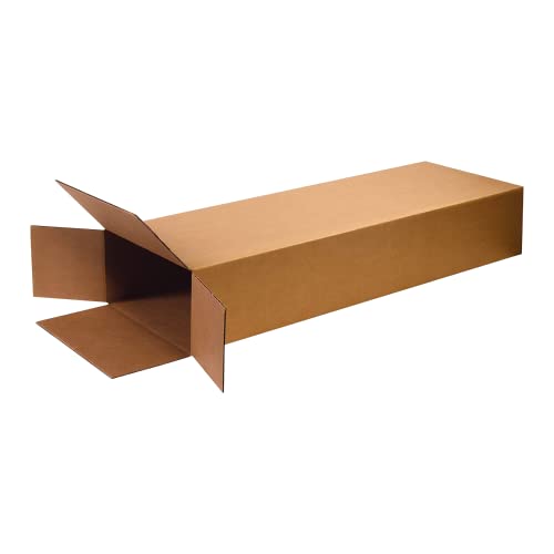 Partners Brand18x6x45Corrugated Cardboard Boxes,18"L x 6"W x 45"H, Pack of5| Shipping, Packaging, Moving, Storage Box for Business, Strong Wholesale Bulk Boxes 18x6x45