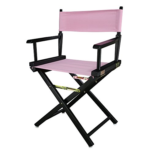 Casual Home 200-02/021-22 Director Chair 18" - Classic Height BlackFrame/Pink Canvas