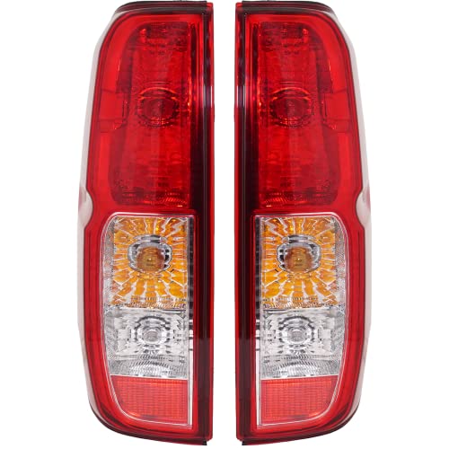 Garage-Pro Tail Light Assembly Set Compatible with 2005-2014 Nissan Frontier, Fits 2009-2012 Suzuki Equator, With Bulb Driver and Passenger Side