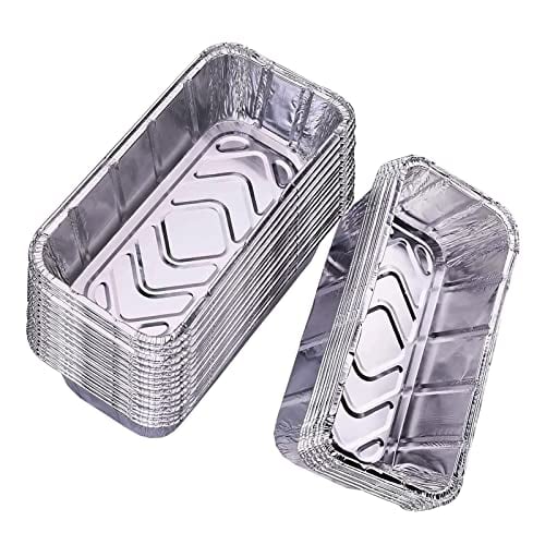 DONSIQIZZ 30-Pack Grease Tray Liner Drip Pan Liners for Members Mark 5-Burner Outdoor Flat Top Gas Griddle l Replacement 5 Burner Griddle Aluminum Foil Grease pan Disposable