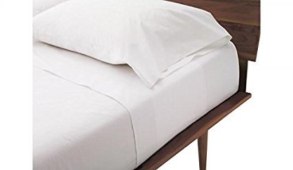 Queen Sleeper Sofa Bed Sheet Set - White 100 Percent Egyptian Cotton (60"x74"x6") 600 thread count