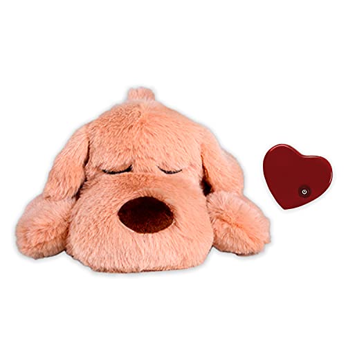Original Snuggle Puppy Junior - Heartbeat Behavioral Aid Puppy Toy  Puppy Heartbeat Toy Sleep Aid (Biscuit)