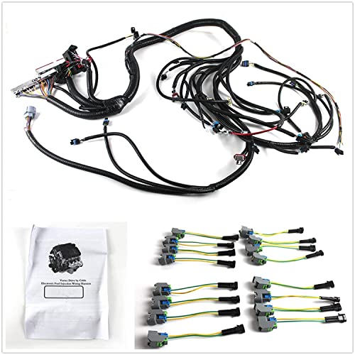 PANGOLIN W/4L80E Standalone Engine Wiring Harness 4L80E Stand Alone Engine Wire Harness for 1997-2006 DBC LS1 Engine ev1-Injector 4.8 5.3 6.0 W/4L80E Transmission Drive by Cable Aftermarket Part