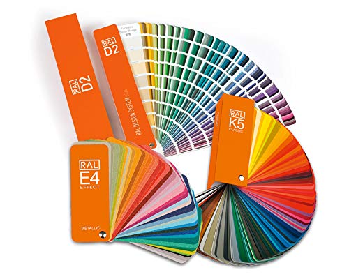 RAL Color Chart Set K5, D2, E4, all colors