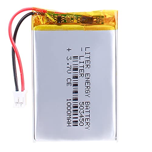 Liter energybattery 3.7V Lipo Battery 1000mAh Rechargeable Lithium ion Polymer Battery 503450 Lithium Polymer ion Battery with JST Connector