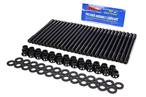 ARP Cylinder Head Stud, 12 Point Nuts, Chromoly, Black Oxide, 5.9 L, Dodge Cummins, Kit