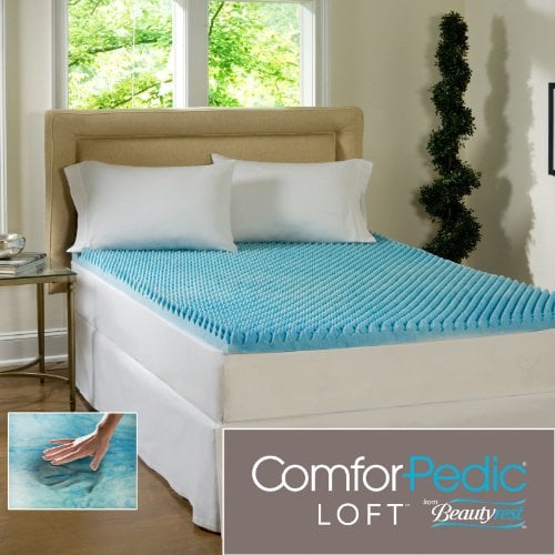 Beautyrest 3-inch Sculpted Gel Memory Foam Mattress Topper-Cal King.This Mattress Toppers Is a Gel Memory Foam Mattress Toppers. You Should Use This with Your Beddings and on Your Mattresses.it Is Not a Mattress Cover,foam Mattresses or Memory Foam.