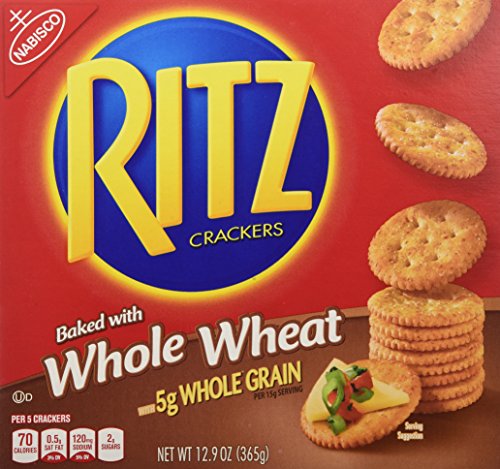 Ritz Crackers, Whole Wheat, 12.9-Ounce (Pack of 4)