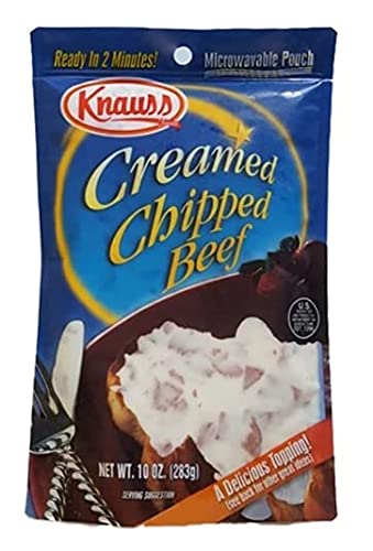 Knauss Foods Creamed Chipped Beef 10 oz. (case of 12 pouches)