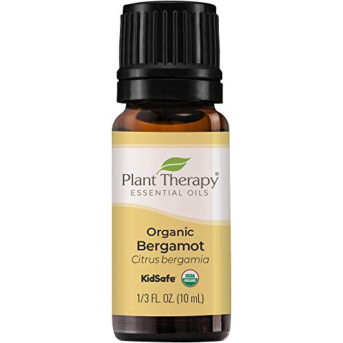 Plant Therapy Organic Bergamot Essential Oil 10 mL (1/3 oz) 100% Pure, Undiluted, Therapeutic Grade