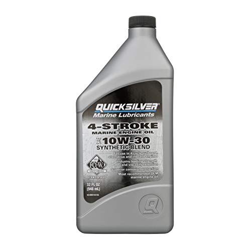 Quicksilver 10W-30 Synthetic Blend Marine Engine Oil - 1 Qt.