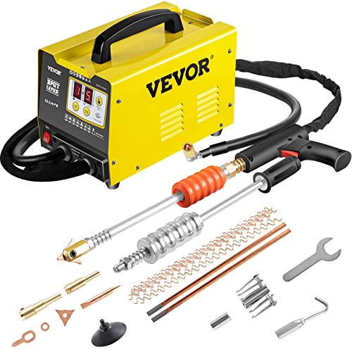 VEVOR 110V Spot Welder Dent Puller, 3000W Stud Welder Dent Repair Kit, 7 Models Spot Welding Machine for Car Body Dent Repair