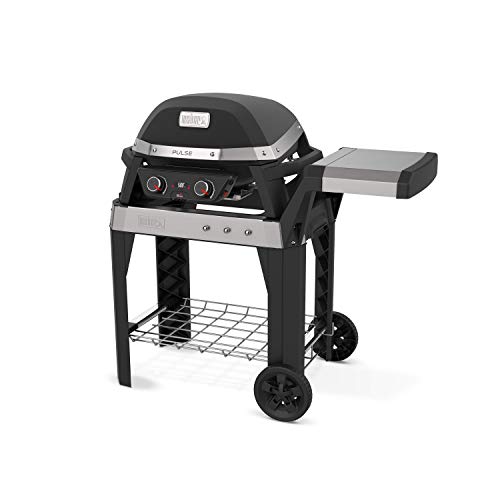 Weber Pulse 2000 Cart Electric Grill, Black