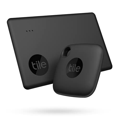 Tile Starter Pack 2-Pack (Mate/Slim). Bluetooth Tracker, Item Locator & Finder for Keys, Wallets & More; Easily Find All Your Things. Water-Resistant. Phone Finder. iOS and Android Compatible