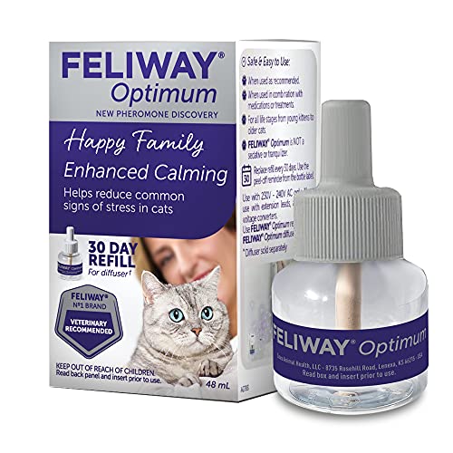 FELIWAY Optimum, Enhanced Calming Pheromone 30-day Refill  1 Pack