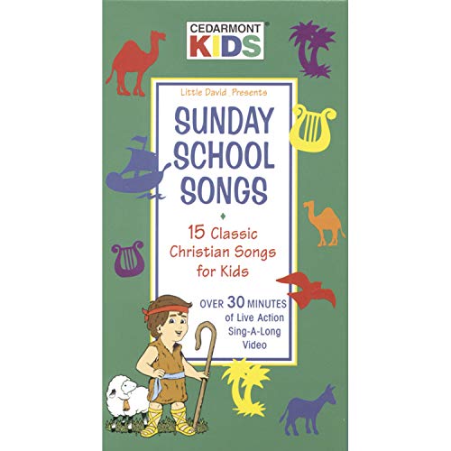 Cedarmont Kids Sunday School Songs: 15 Classic Christian Songs for Kids (Over 30 Minutes of Live Action Sing-A-Long Video)