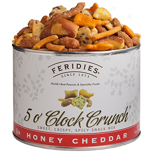 FERIDIES Honey Cheddar 5 o'Clock Crunch Snack Mix - 14oz Can