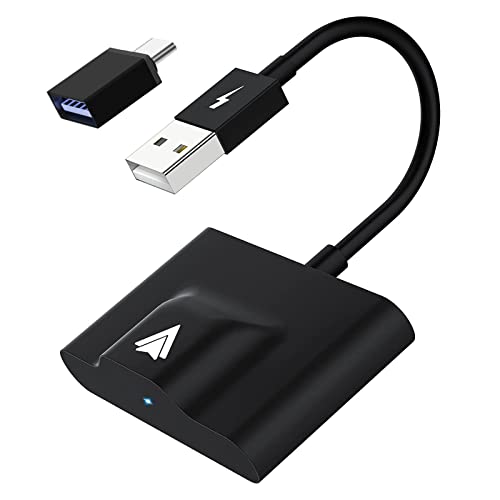 Android Auto Wireless Adapter,Wireless Android Auto Car Adapter,Android Auto Bluetooth Adapter for OEM Android Auto Converts Wired Android Auto to Wireless,Compatible with Cars Produced in 2017-2023.