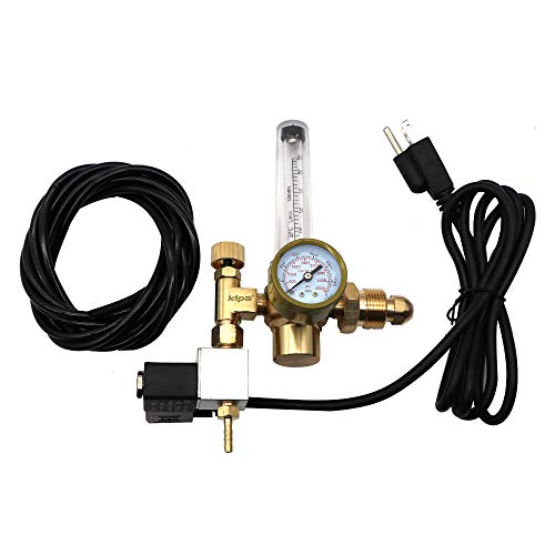 KIPA CO2 Regulator with Solenoid Valve and Flow-Meter Emitter. Accurate Gauge 110V, C02 Emitter for Indoor Gardening, Aquariums and Hydroponics