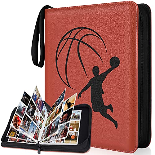 720 Pockets Basketball Card Binder with Sleeves Trading Card Binder for Basketball Cards, Soccer Cards, Sport Cards, Trading Cards,Removable Sheets Basketball Card Holder