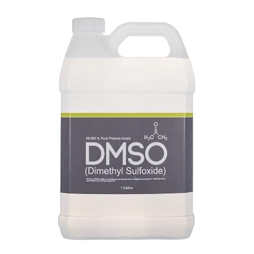 DMSO Dimethyl Sulfoxide One Gallon Non-diluted 99.995% Low Odor Pure Pharma Grade Liquid
