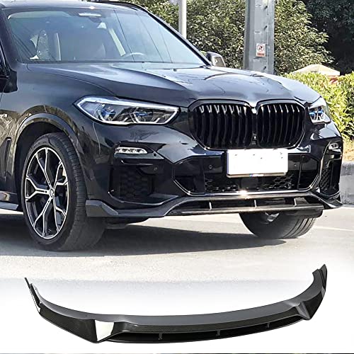 JC SPORTLINE Real Carbon Fiber Front Lip for BMW X5 G05 2019-2021 xDrive40i xDrive50i M Sport Front Chin Spoiler Splitter Factory Outlet (1PC)