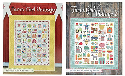 2 Sewing/Quilting Books by Lori Holt: Farm Girl Vintage Plus Farm Girl Vintage 2!