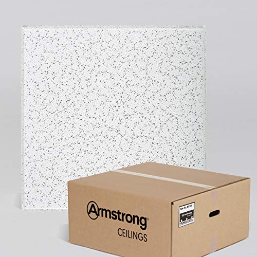 Armstrong Ceiling Tiles; 2x2 Ceiling Tiles - Acoustic Ceilings for Suspended Ceiling Grid; Drop Ceiling Tiles Direct from the Manufacturer; CORTEGA Item 704  16 pc White Tegular