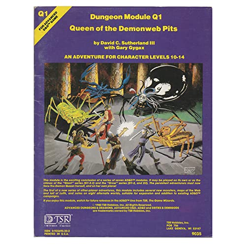 Dungeon Module Q1: Queen of the Demonweb Pits (Advanced Dungeons & Dragons)