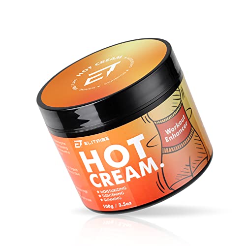 Hot Cream Sweat Workout Enhancer Gel, Fat Burning Cream for Belly , Cellulite Cream, Firming Body Lotion for Women and Men -Slimming Cream with Natural Oils for Thighs, Legs, Abdomen, Arms and Buttocks