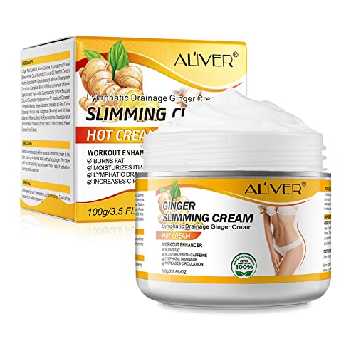 Ginger Slimming Cream, Anti Cellulite Cream, Hot Cream, Ginger Fat Burning Weight Loss Full Body Slimming Cream Gel, Fat Burning Cream for Belly, Perfect for Cellulite, Soothing, Relaxing, Tightening & Slimming
