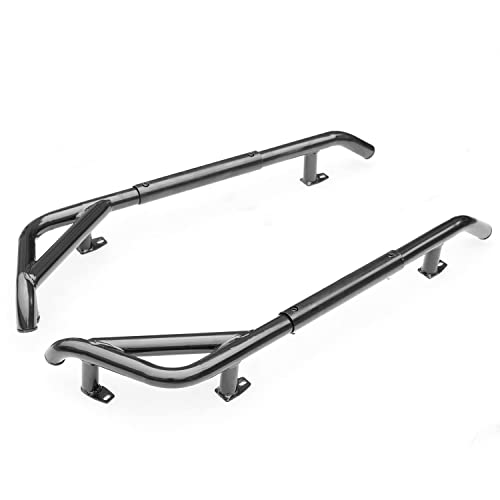 A & UTV PRO Nerf Bars Rock Sliders for 2014-2022 Polaris RZR S 1000 XP 1000 Turbo 900 Trail S 900, Heavy Duty Steel Tree Kickers Side Steps Accessories, 2 Seater